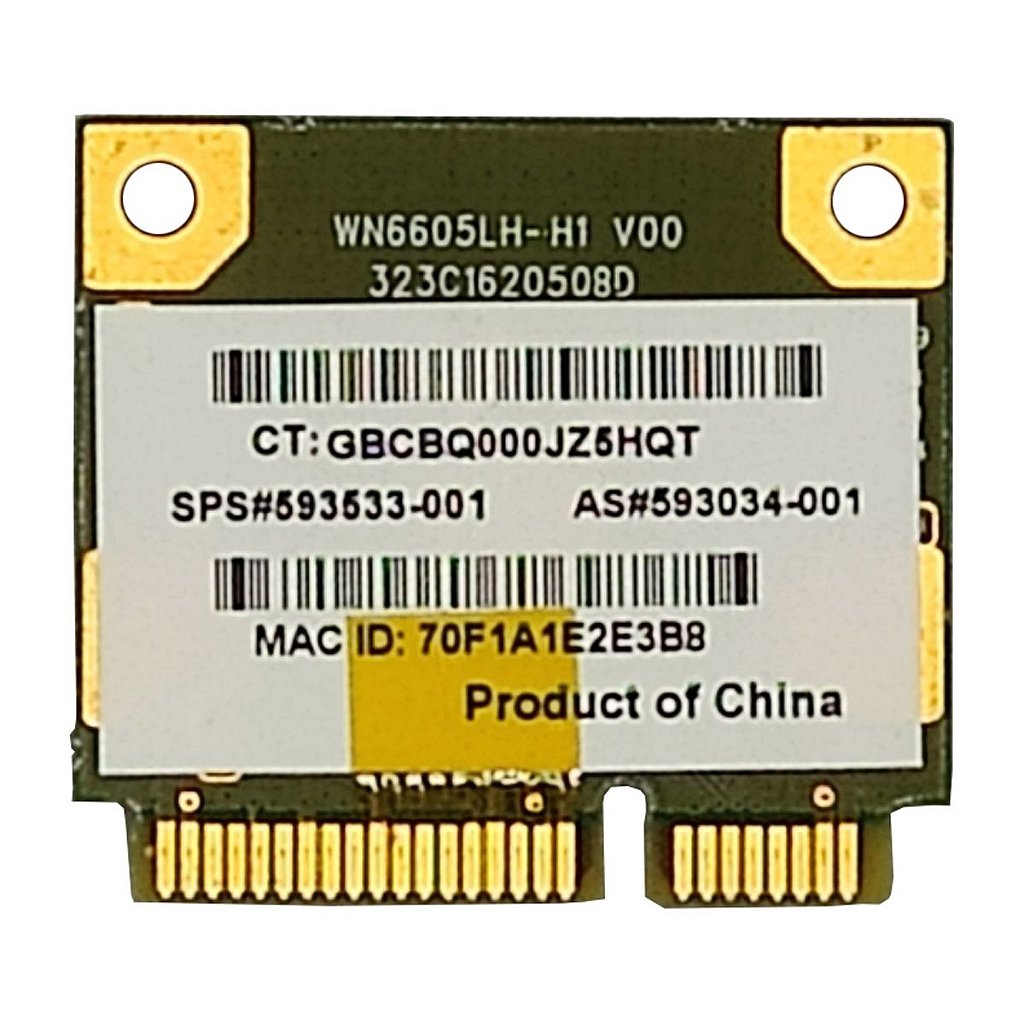 Placa Wifi Para Notebook Realtek Rtl8191se 593533-001