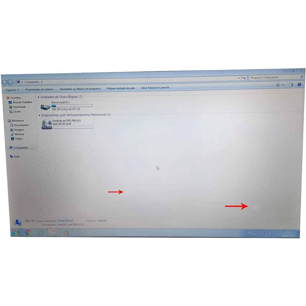 Tela 13.3 Slim Led Para Notebook B133xw03 V.1 Ou Compativeis - Detalhe