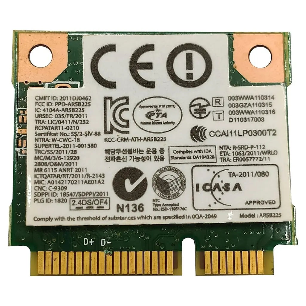 Placa Wifi Bluetooth Para Notebook Samsung Np300e4c