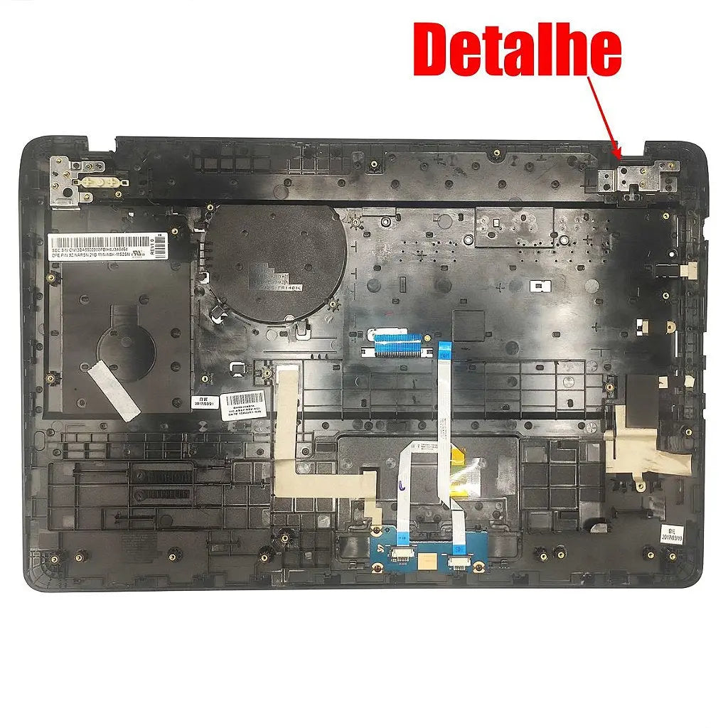 Carcaça Base Com Teclado Notebook Samsung Np300e5k Np300e5m Np300e5l - Detalhe