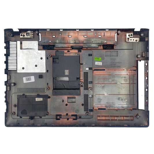 Carcaça Base Inferior Notebook Samsung Rv511 Preto Com Detalhe