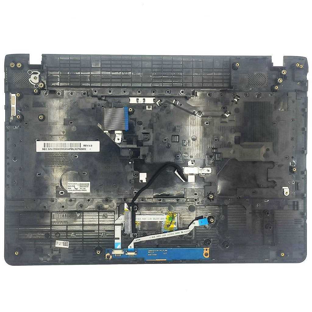 Carcaça Base Superior Com Teclado Notebook Samsung Np275e4e Np270e4e Preto Azulado