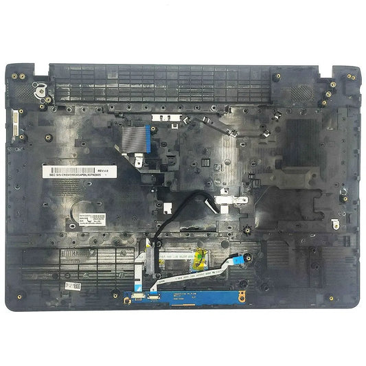 Carcaça Base Superior Com Teclado Notebook Samsung Np275e4e Np270e4e Preto Azulado