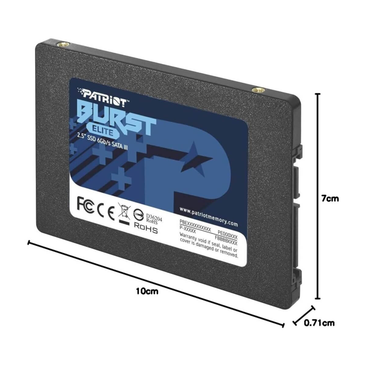 SSD 240GB Patriot Burst Elite SATA III 2.5" 6Gb/s