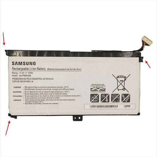 Bateria Notebook Samsung Np350xaa Np300e5m Np350xbe Aa-Pbun3ab 11.4v Original - Detalhe