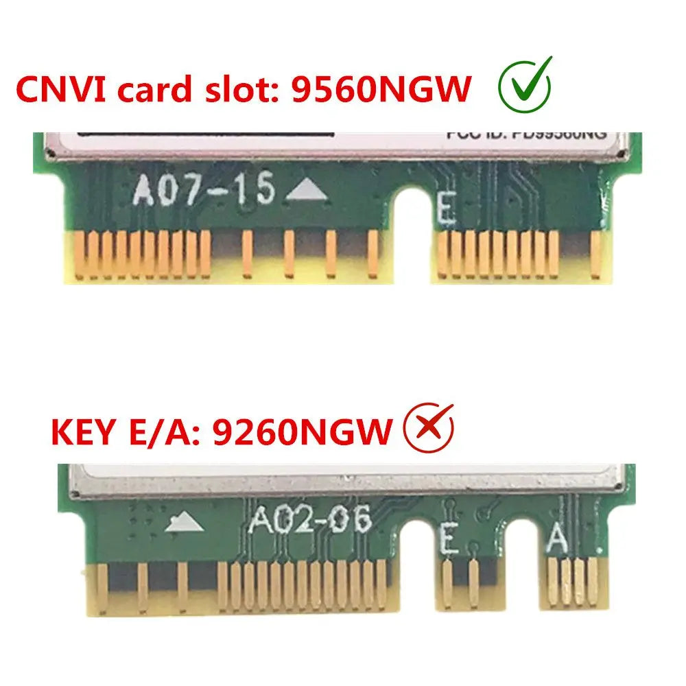 Placa Wifi Dual Band 5ghz Bluetooth 5.0 Intel Ac 9560 9560NGW