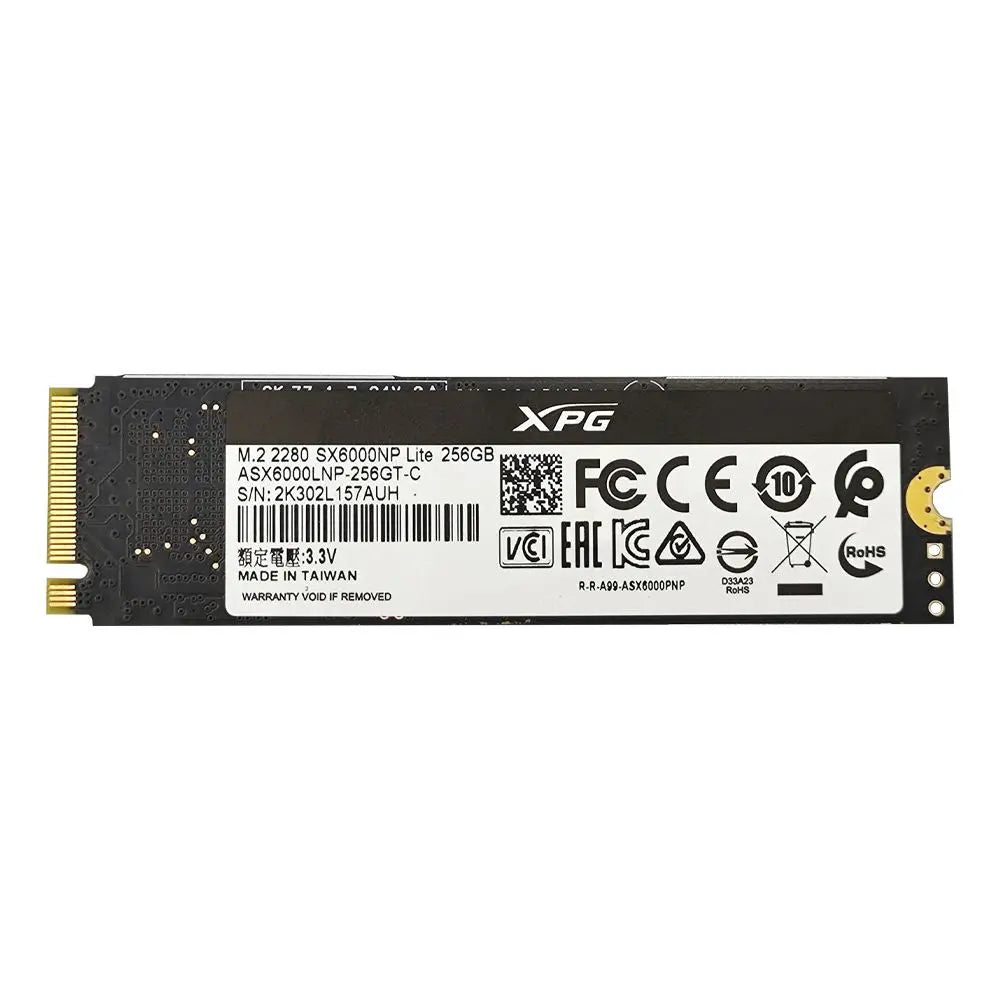 Ssd 256Gb Xpg Sx6000 M.2 2280 Nvme Asx6000np-256gt-c