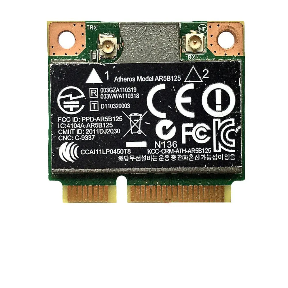 Placa Wifi Para Notebook Atheros Ar5b125 Etiqueta Preta