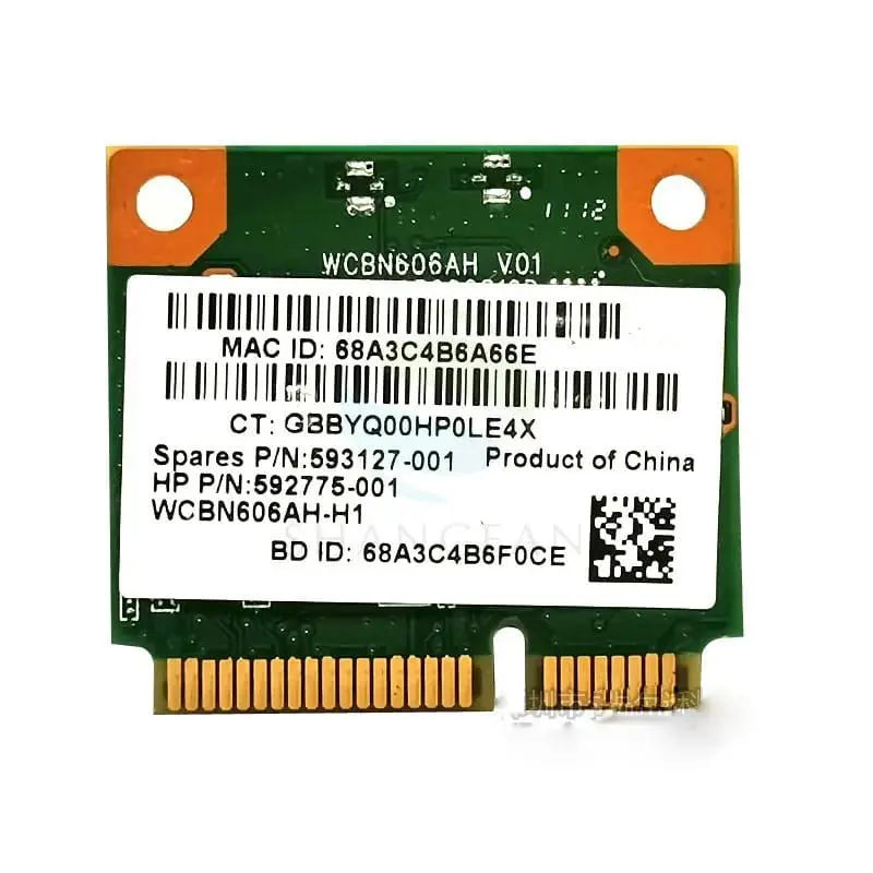 Placa Wifi 2.4Ghz Bluetooth 3.0 Atheros Ar5b195 592775-001 Para Notebooks HP
