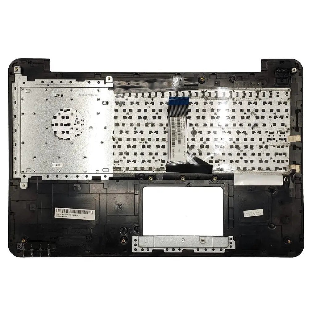 Carcaça Base Superior Com Teclado Notebook Asus X555l X555b Prata Leia