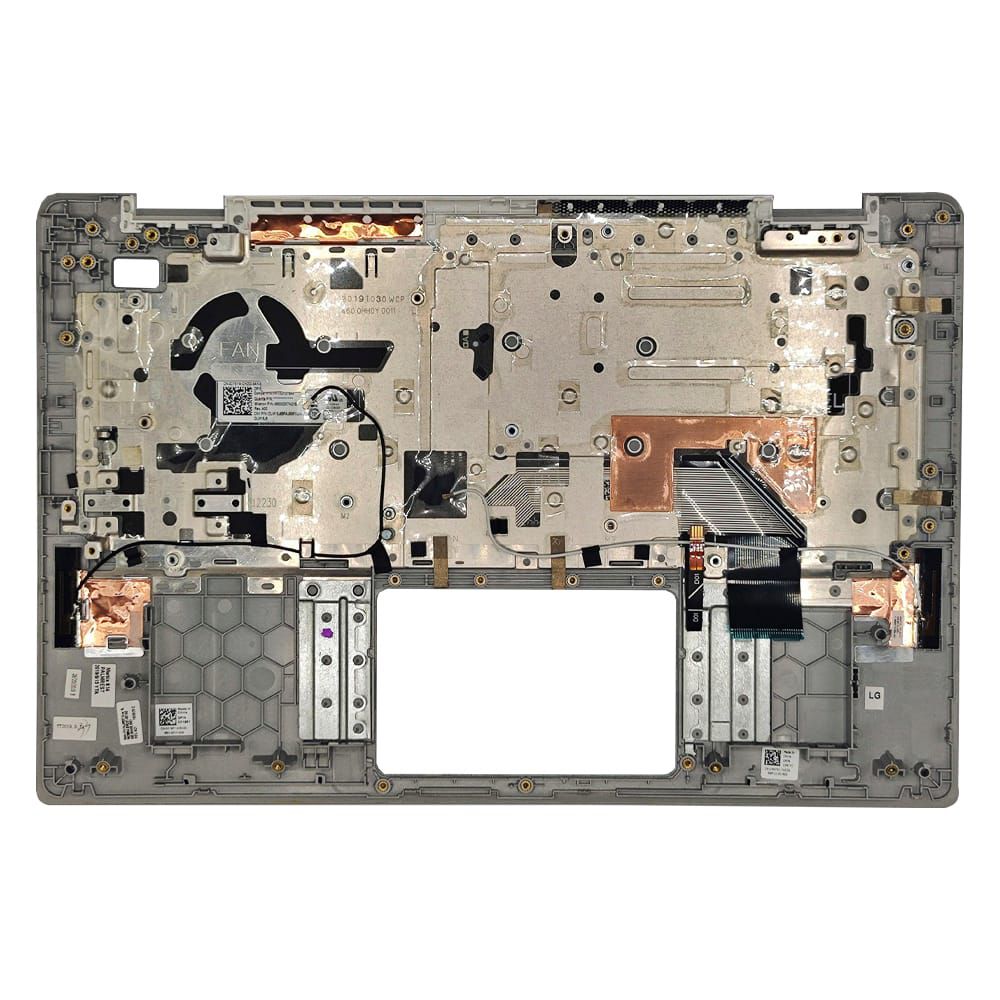 Carcaça Base Superior Com Teclado Retro iluminado Notebook Dell Inspiron 14 5490 5498 0xy95y Prata