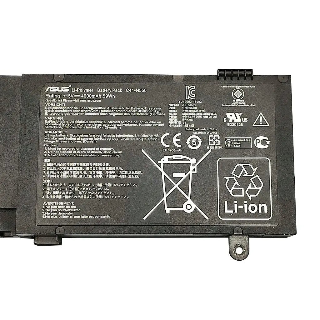 Bateria Notebook Asus C41-N550 N550l N550lf 15v Original