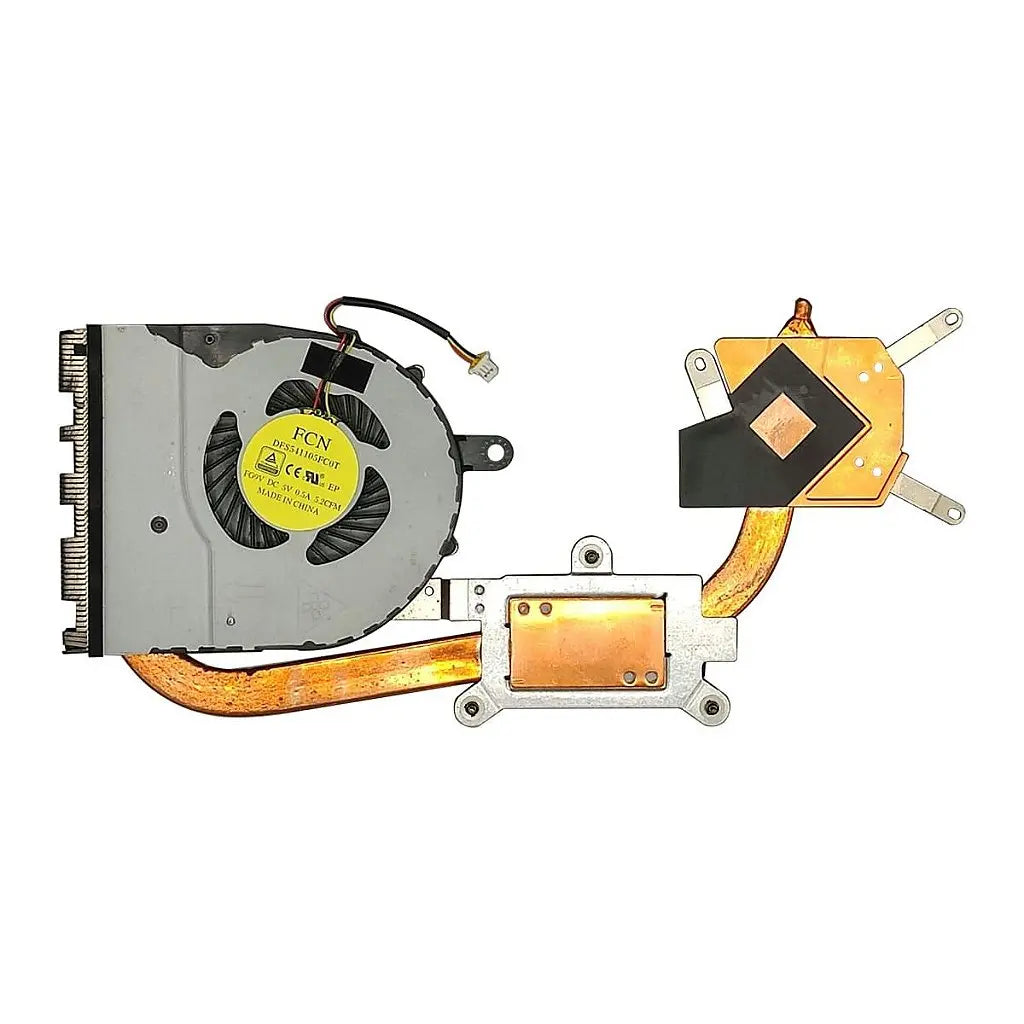 Cooler Com Dissipador Para Notebook Dell Inspiron 14 5458 5459 15 5555 5558 5559 5566 01gryn 0vx9yp C/ Vídeo