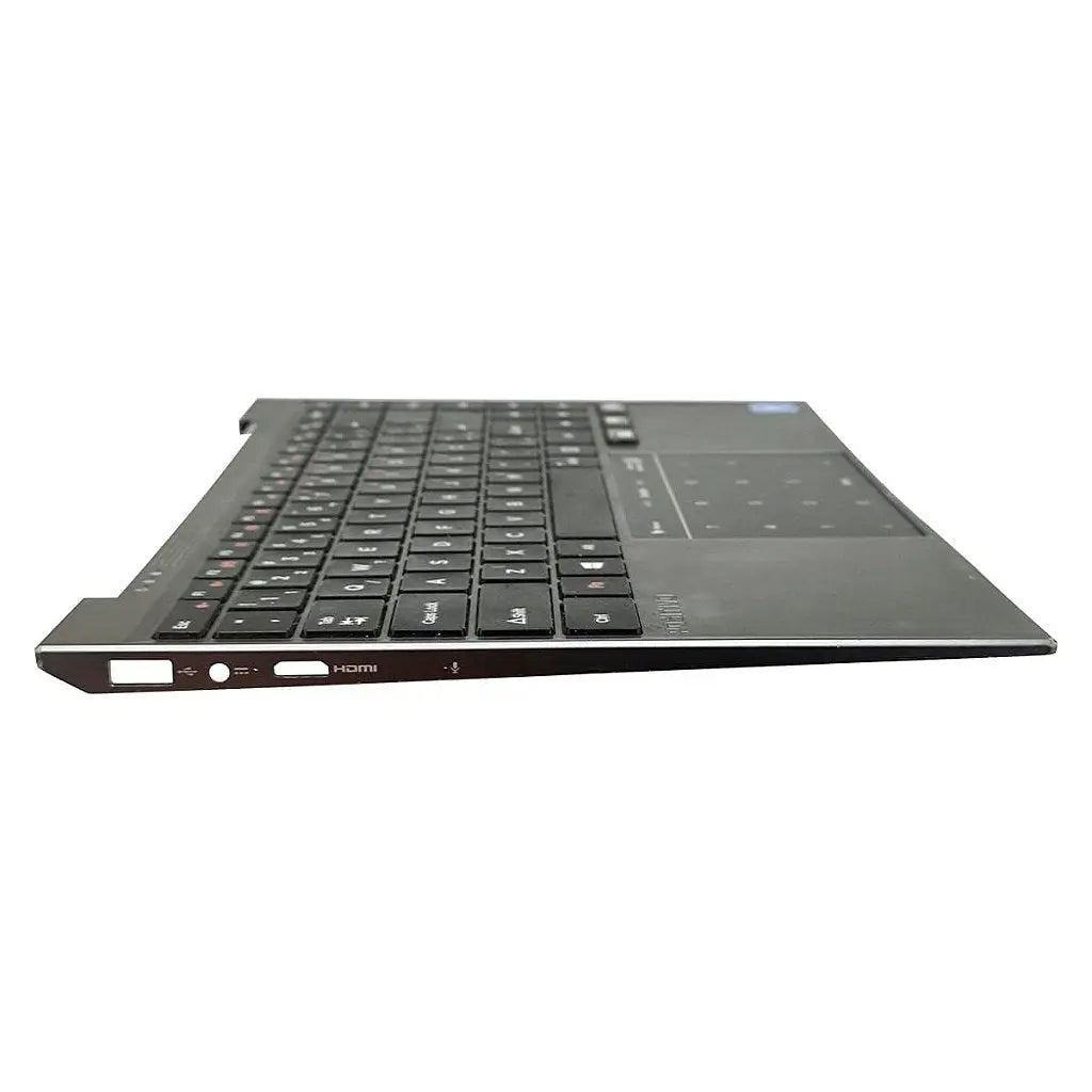 Carcaça Base Superior C Teclado Notebook Positivo Master N1240 Motion C4500d C4500dim N14dp6 181205-b1419 Cinza Detalhe
