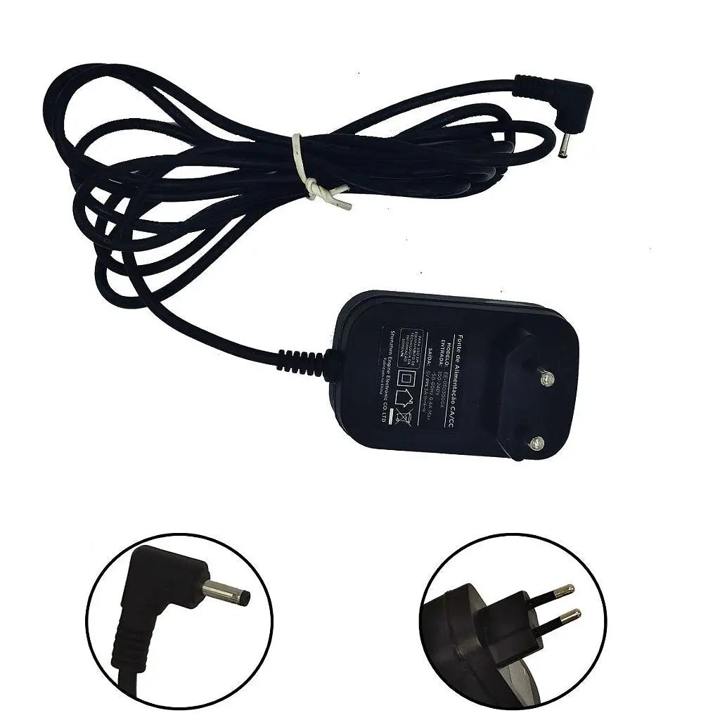 Carregador de Notebook Positivo Duo Q432a Motion Q232a Stilo One Xc3550 5v 3a 3.0 X 1.1mm 15w