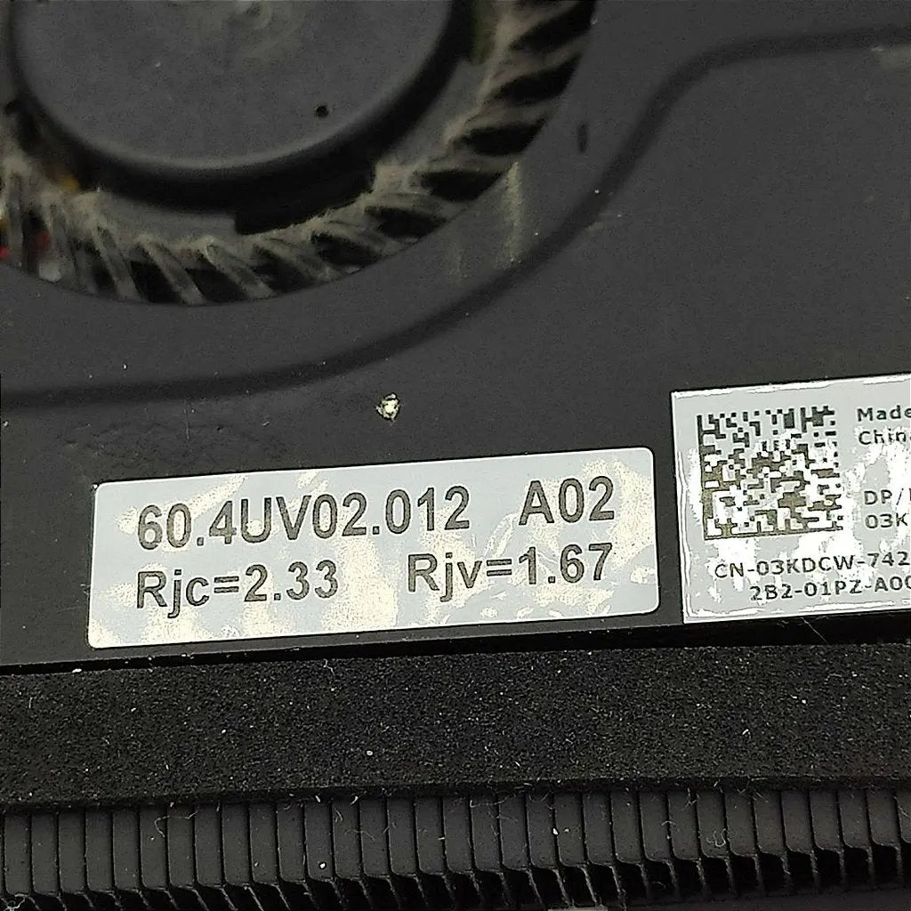 Cooler E Dissipador Notebook Dell Inspiron 14z 5423 03kdcw