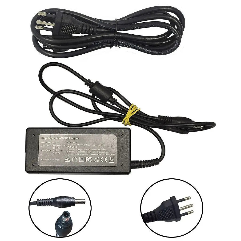 Carregador de Notebook Samsung 19v 3,16a 5.5 X 3.0mm Paralela