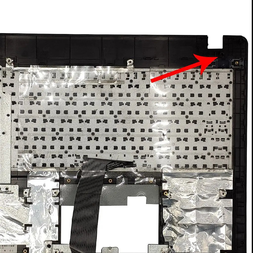 Carcaça Base Superior Com Teclado Notebook Asus X552e - Detalhe