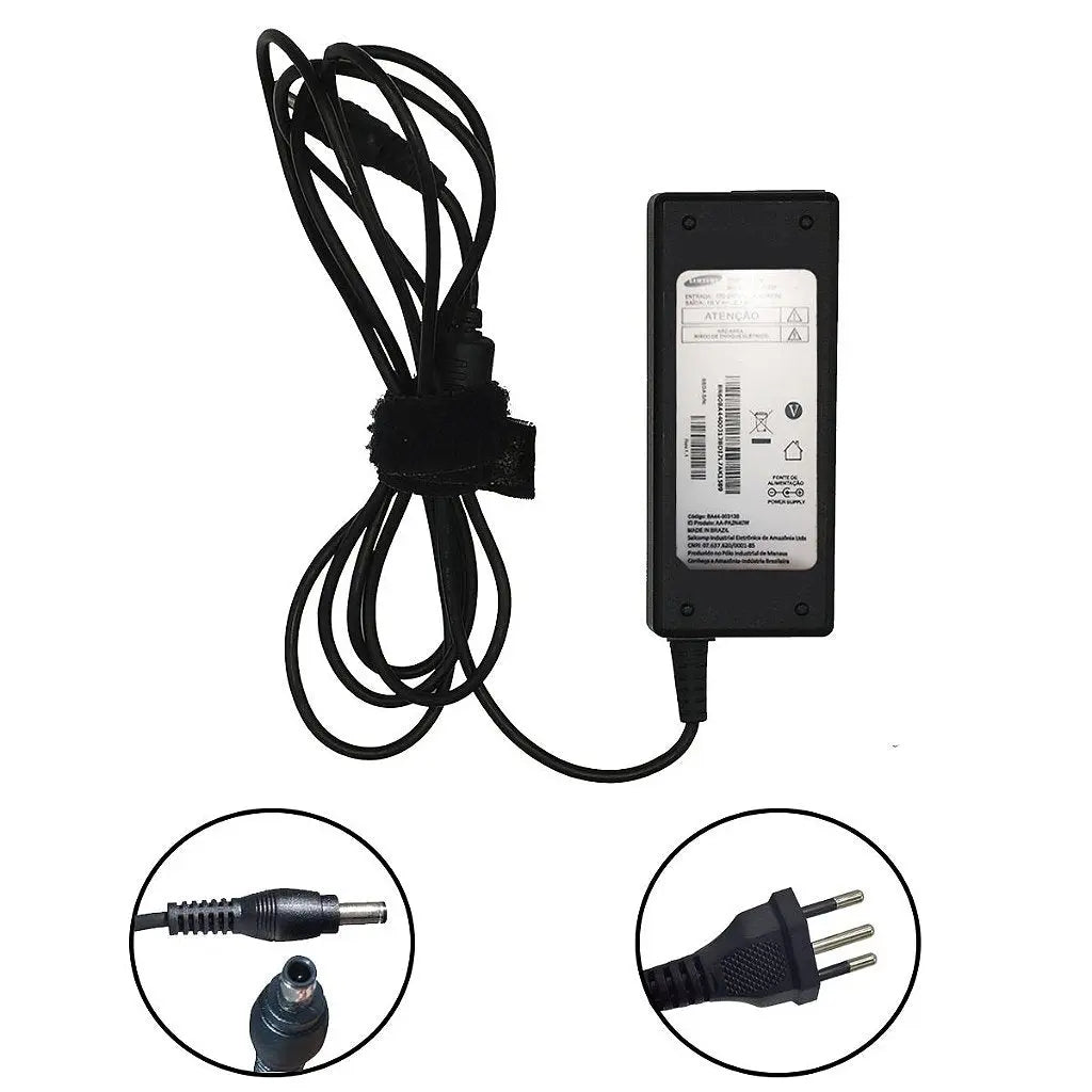 Carregador de Notebook Samsung Np370e4k Np300e5m Np300e5k 19v 2.1a 40w Ad-4119f Original