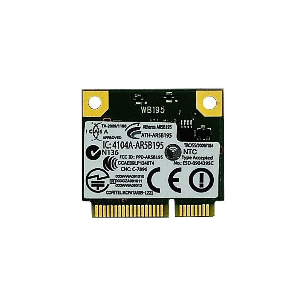 Placa Wifi 2.4Ghz Bluetooth 3.0 Atheros Ar5b195 Dw1702 Para Notebooks Dell