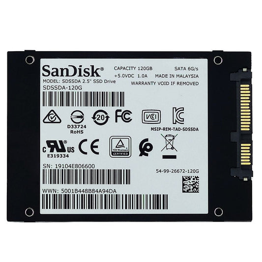 Ssd 120gb Sandisk Notebook Pc Desktop