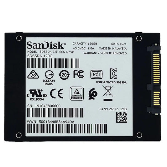 Ssd 120gb Sandisk Notebook Pc Desktop