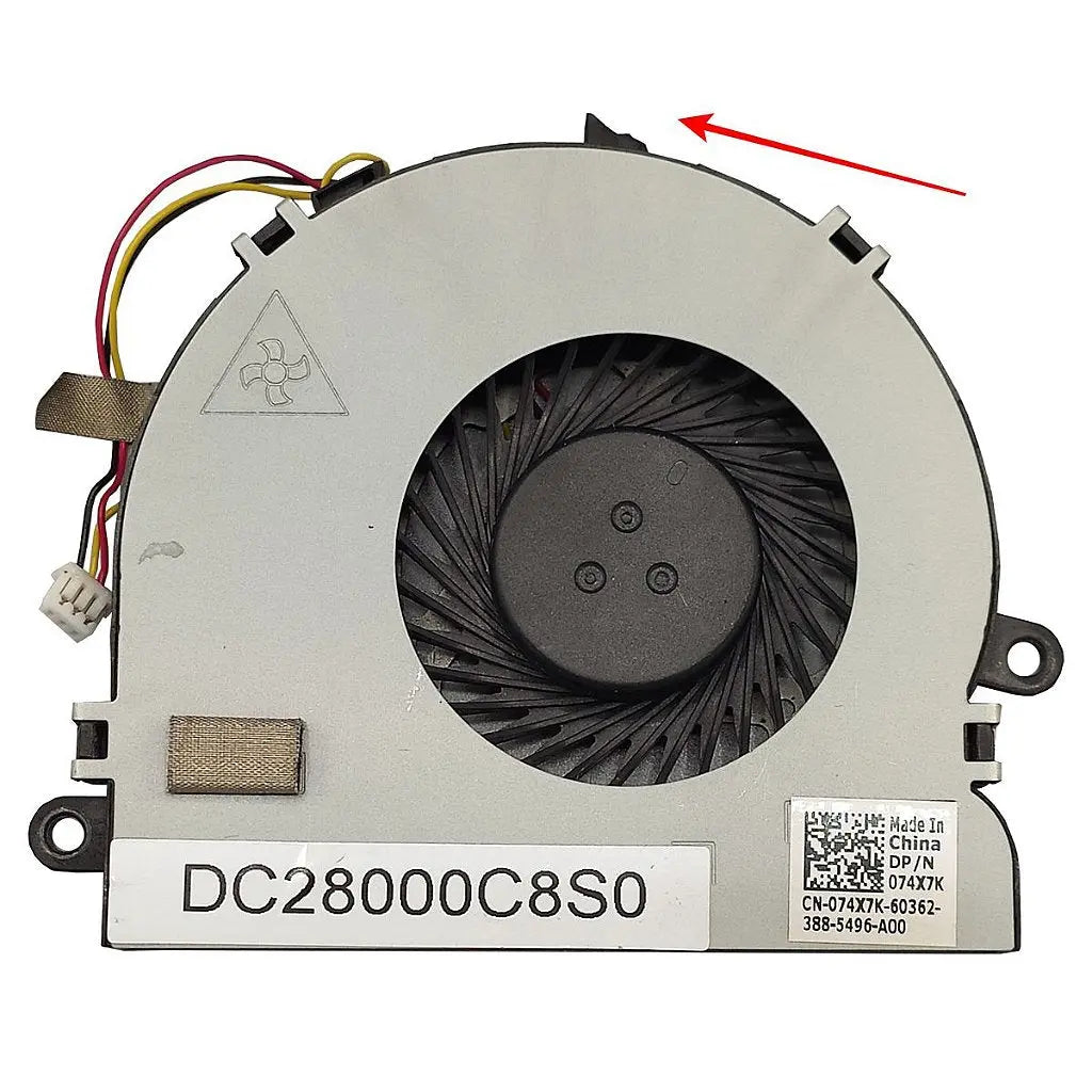 Cooler Notebook Dell Inspiron 15 3521 3721 5521 5535 5721 5737 3537 3737 5537 5735 Dc28000c8f0 Dc28000c8s0 - Detalhe