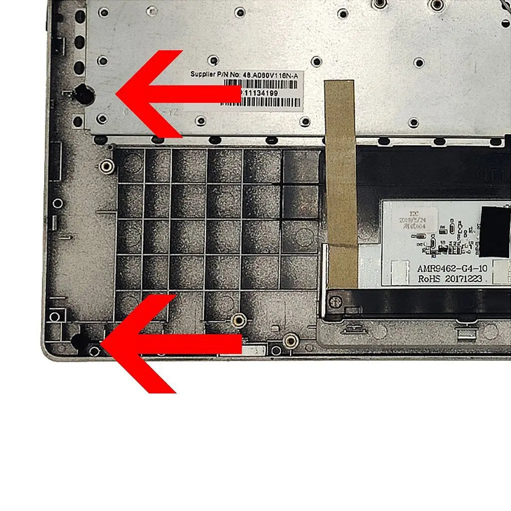 Carcaça Base Superior Com Teclado Original Notebook Positivo Duo Q432a - Detalhe