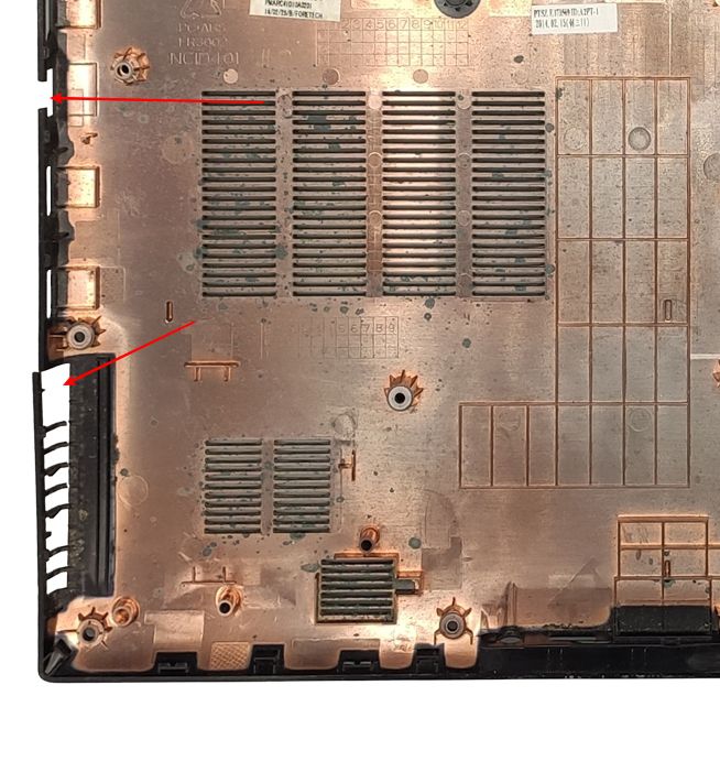 Carcaça Base Inferior Notebook Lenovo L4030 CCE F4030 - Detalhe