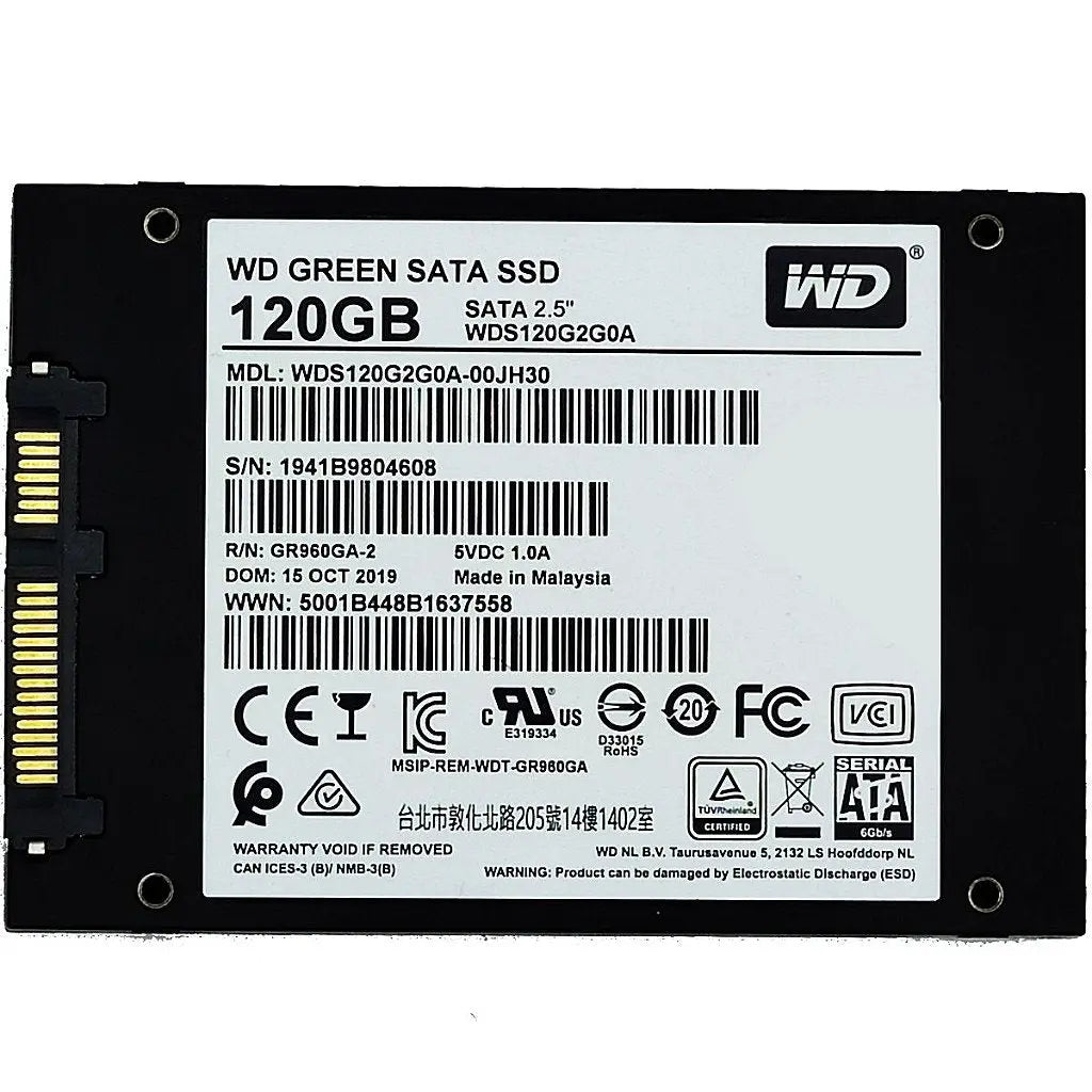 Ssd 120gb Western Digital Wg Green Notebook Pc Desktop