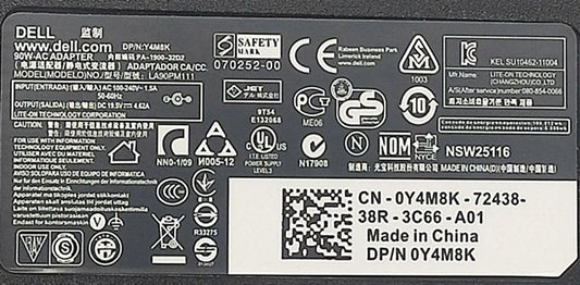 Carregador de Notebook Dell 19.5v 4.62a 90w 7.4x5.0 Bivolt