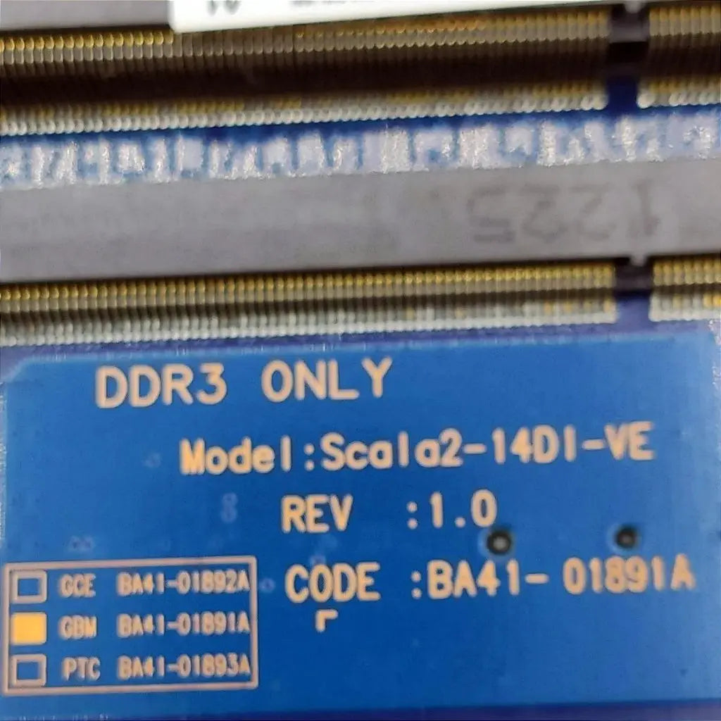 Placa Mãe Notebook Samsung Rv415 Scala-14di-Ve Ba41-01891a Amd Para Bateria 14.8v