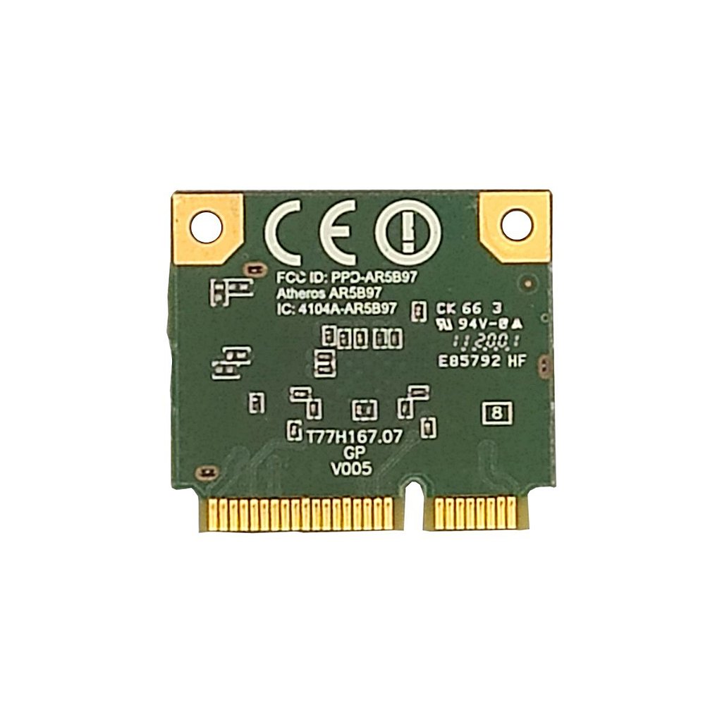 Placa Wifi Para Notebook Wireless Atheros Ar5b97