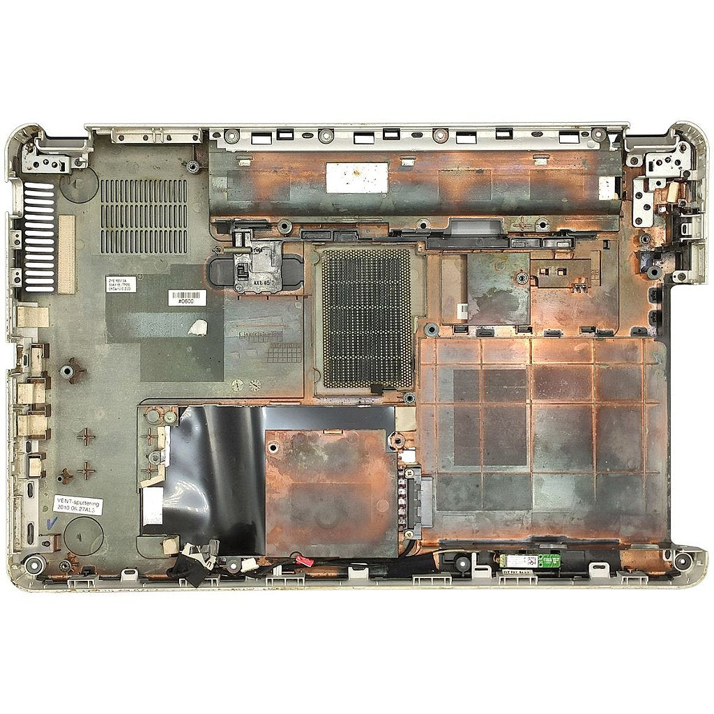 Carcaça Base Inferior Notebook Hp G42 Preto Com Prata