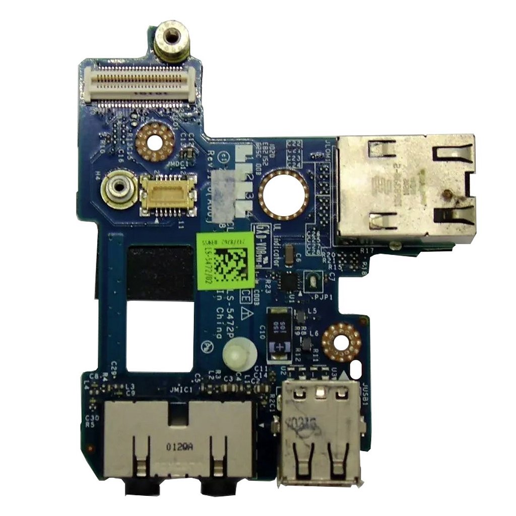 Placa Usb Audio Rede Notebook Dell Latitude E6410 Ls-5472p