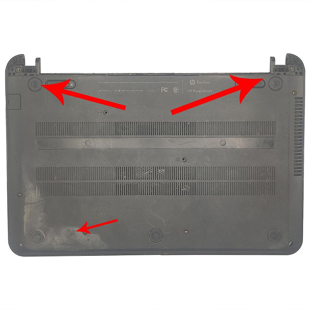 Carcaça Base Notebook Hp Pavilion 14-B060br 14-B065br 14-B070br 14-B080br 14-B085br 14-B090br - Detalhe