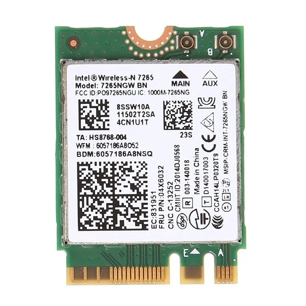 Placa Wifi Dual Band 5ghz bt4.0 Intel 7265ngw m.2 Para Notebook