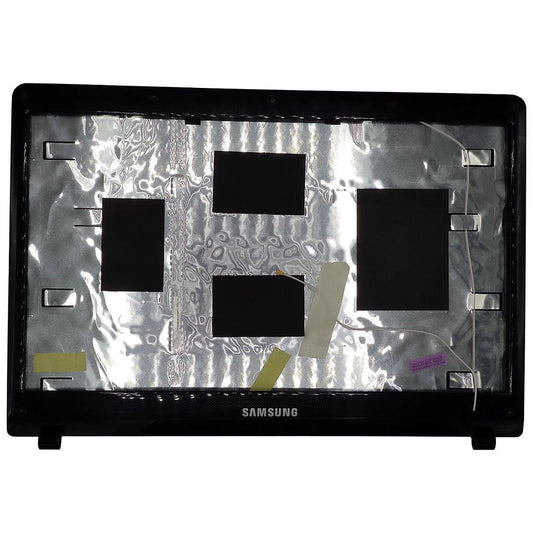 Carcaça Da Tela Tampa E Moldura Notebook Samsung Np300e4c Np305e4a Chumbo E Preto