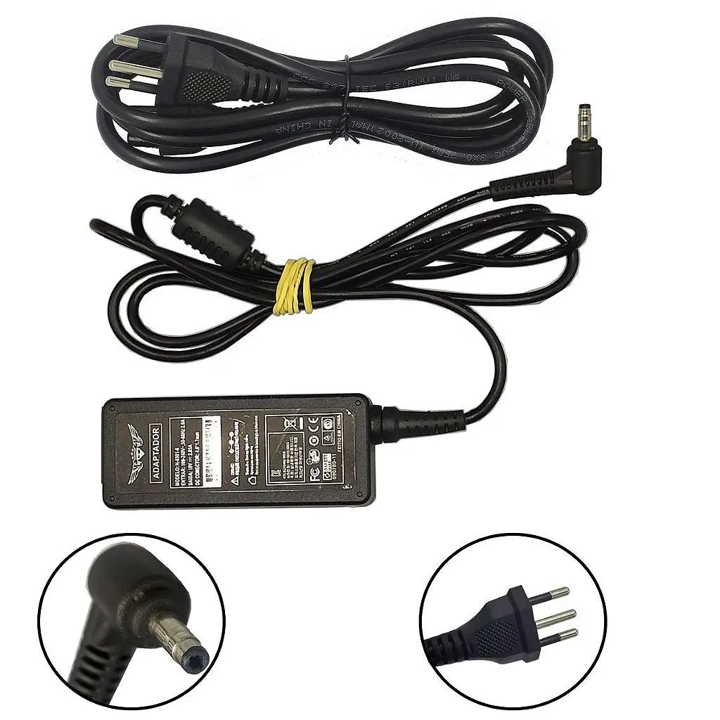 Carregador Para Notebook Hp Mini 19v 2.05a 4.0 x 1.7mm 38w Paralelo