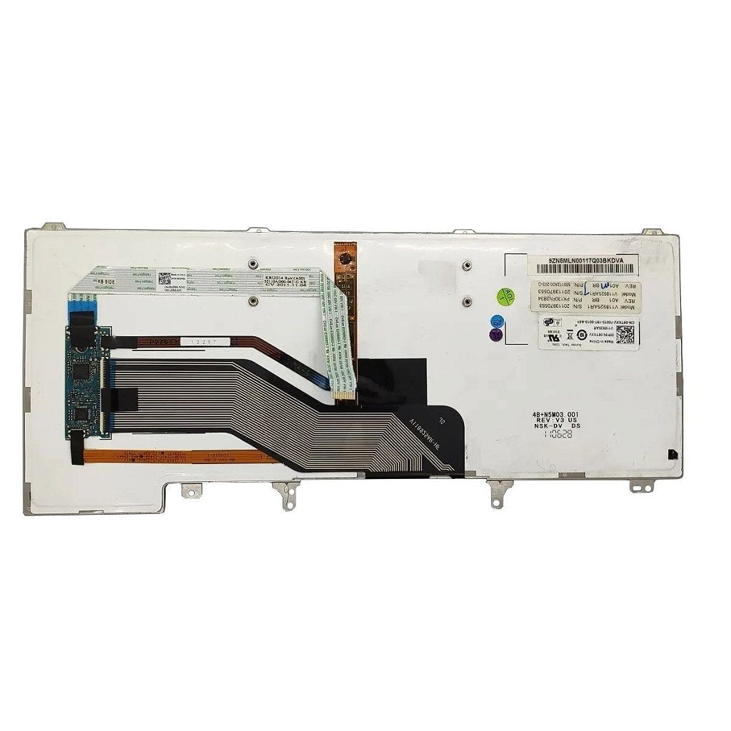 Teclado Dell Latitude E5420 E5430 E6220 E6230 E6320 E6330 E6420 E6430 E6440 C/ Iluminação