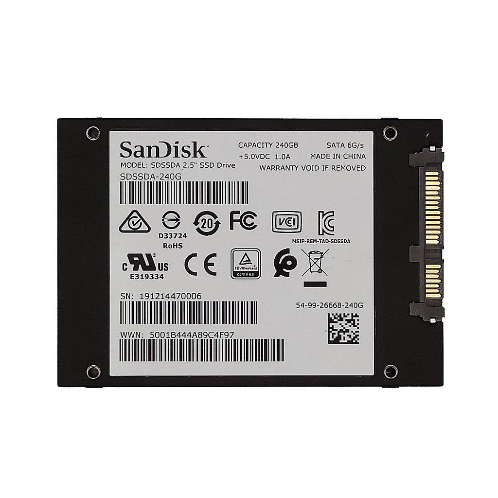 Ssd 240gb SanDisk SSD Plus SDSSDA-240G
