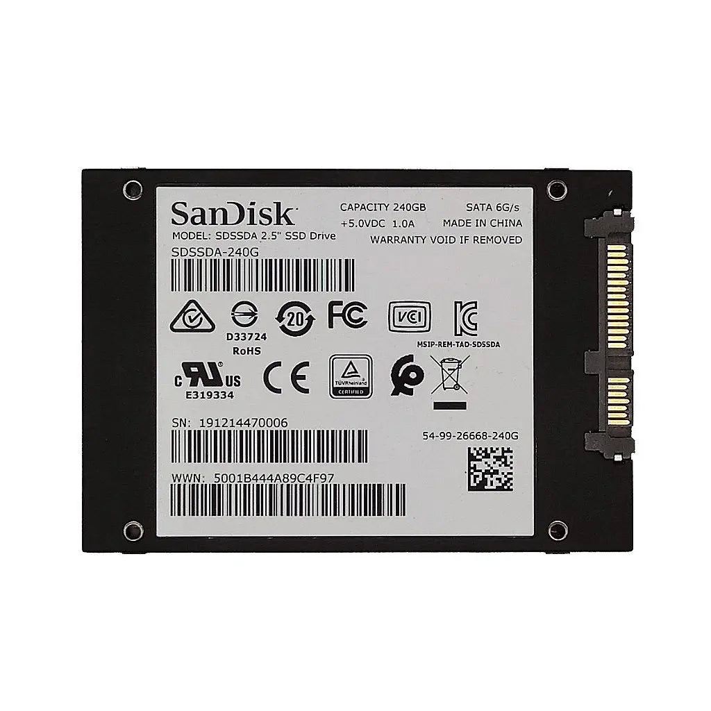 Ssd 240gb SanDisk SSD Plus SDSSDA-240G