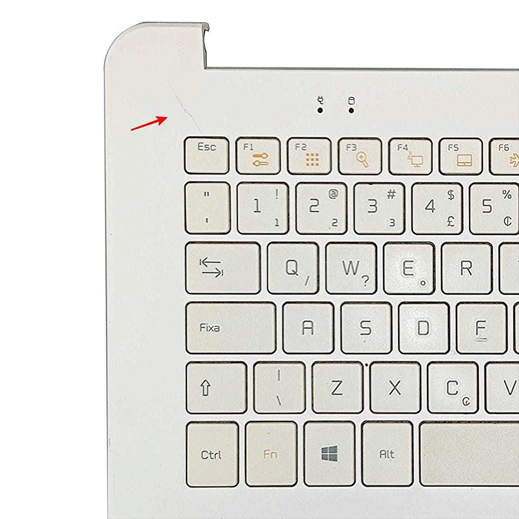 Carcaça Base Superior Lg Lg15u34 15u340 Branco Leia