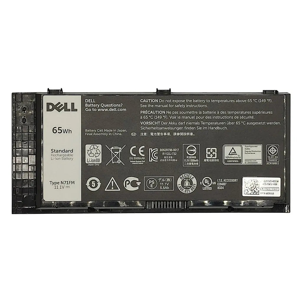Bateria Notebook Dell Precision M6600 M6700 M6800 M4700 M4800 N71fm 11.1v 65wh 5500mAh Original