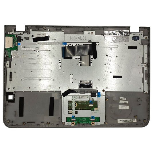 Carcaça Base Superior C/ Teclado Notebook Compaq Cq17 Prata