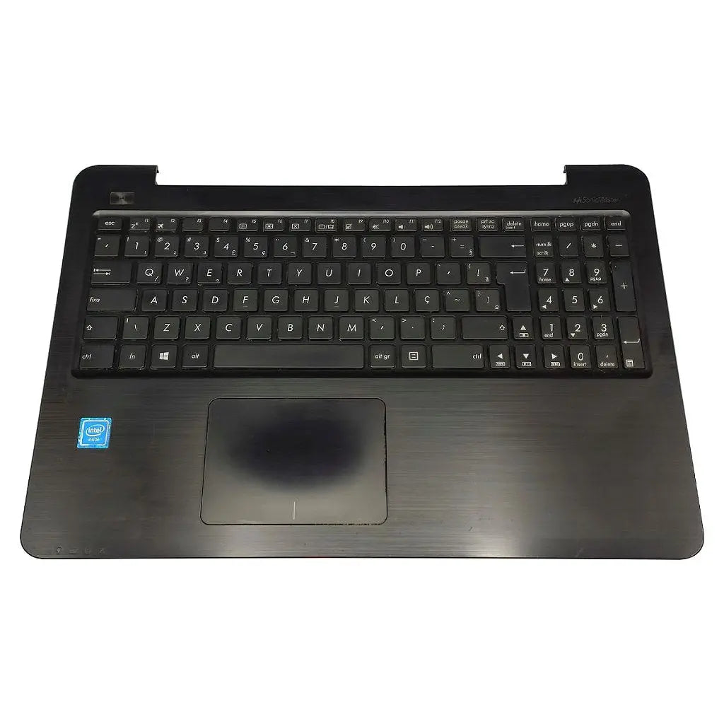 Carcaça Base Superior Com Teclado Notebook Asus Z550s Z550sa Preto