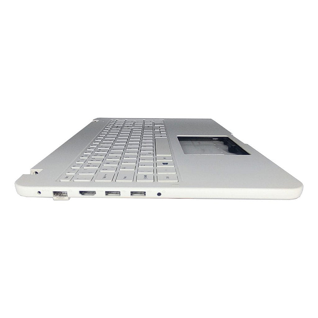 Carcaça Base Com Teclado Notebook Samsung Np350xaa Np350xbe Branco