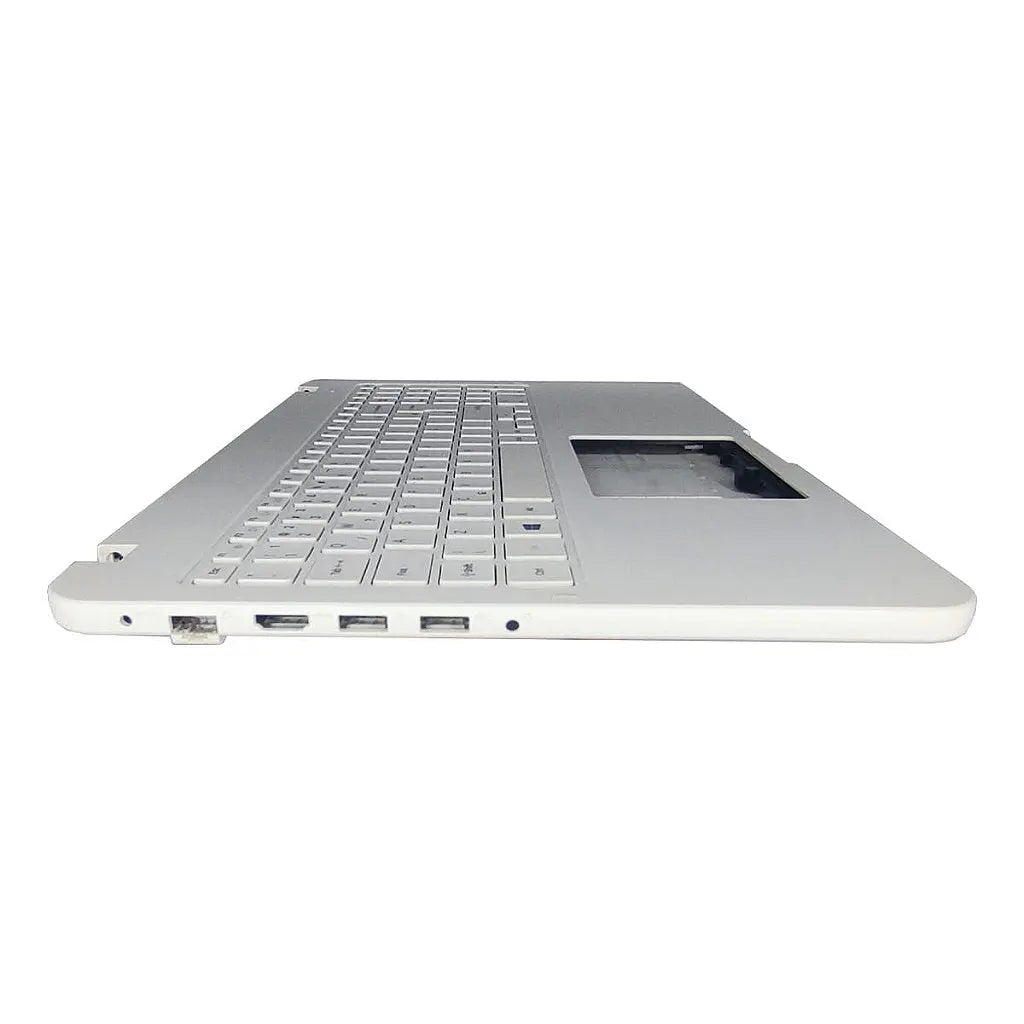 Carcaça Base Com Teclado Notebook Samsung Np350xaa Np350xbe Branco
