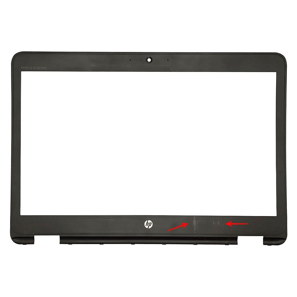 Carcaça Moldura Notebook Hp Elitebook 840-g3 Preto Com Detalhe