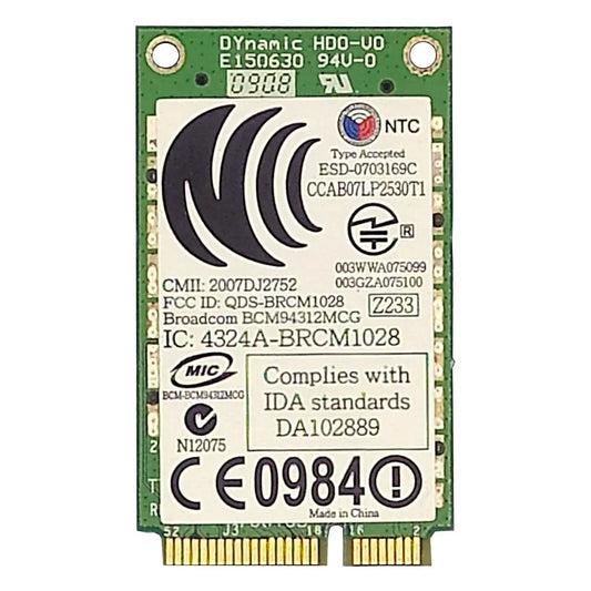 Placa Wifi Broadcom Bcm94312mcg Dw1395 Para Notebook